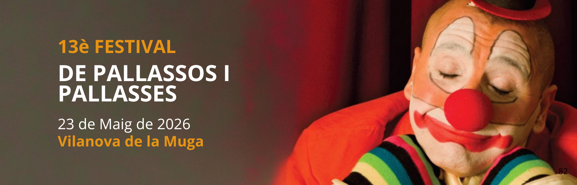 Cartell Festiva de Pallassos i Pallasses vilanova de la Muga